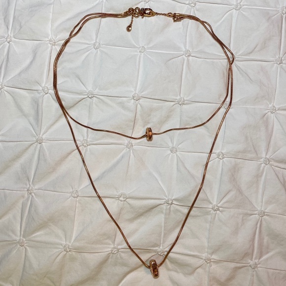 Henri Bendel Double Chain Necklace - Picture 2 of 6